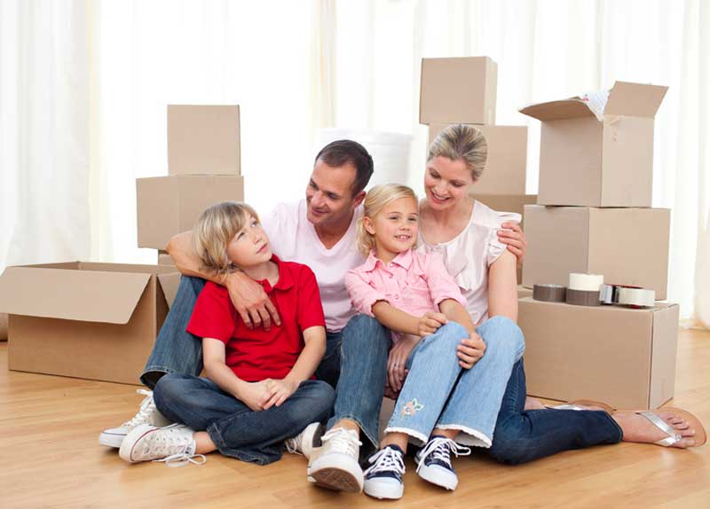 Residential moving-monster movers family