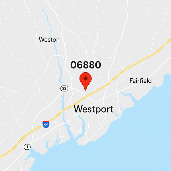 google map-monster movers Westport, Fairfield county.